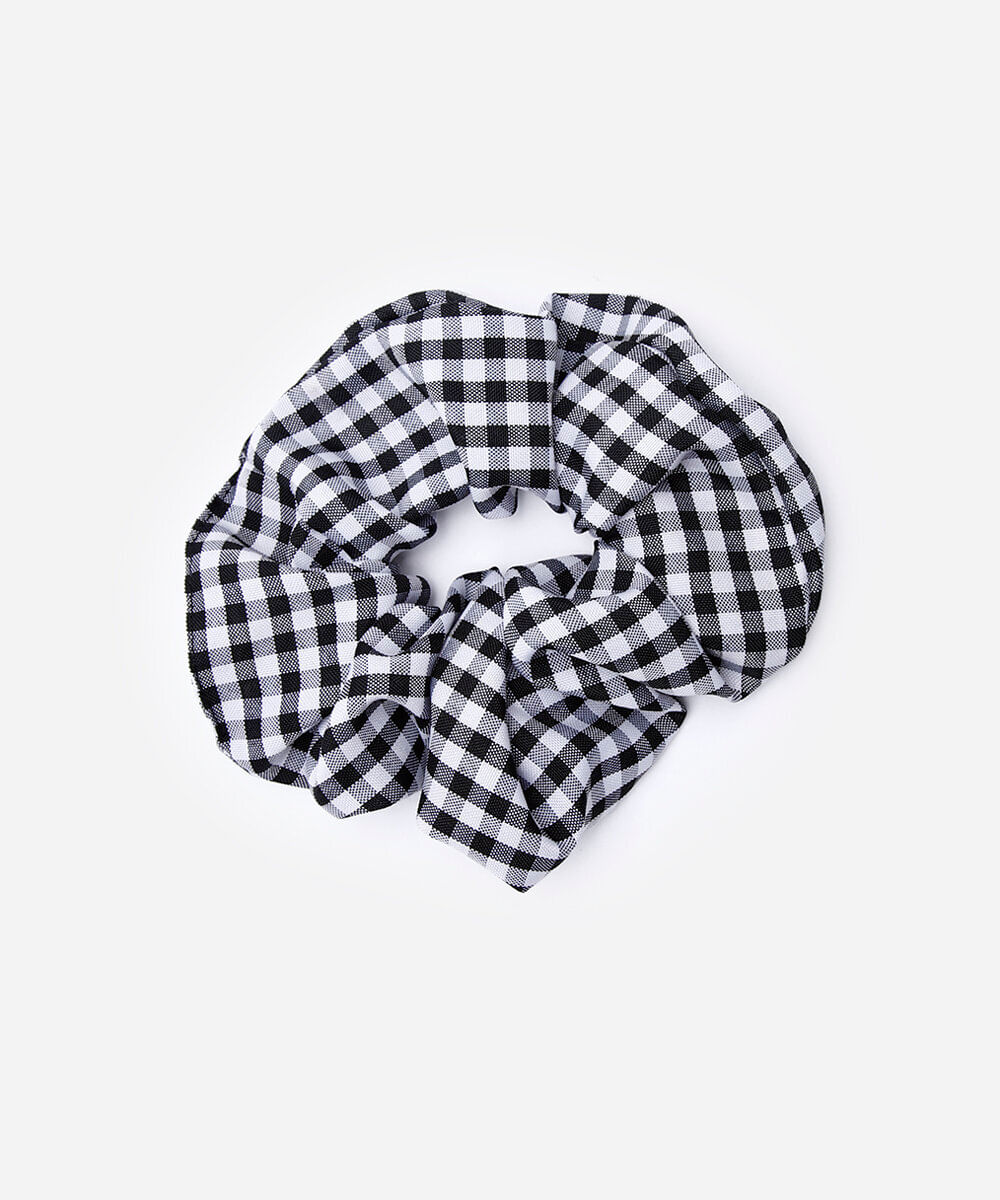 scrunchie  xadrez colorido