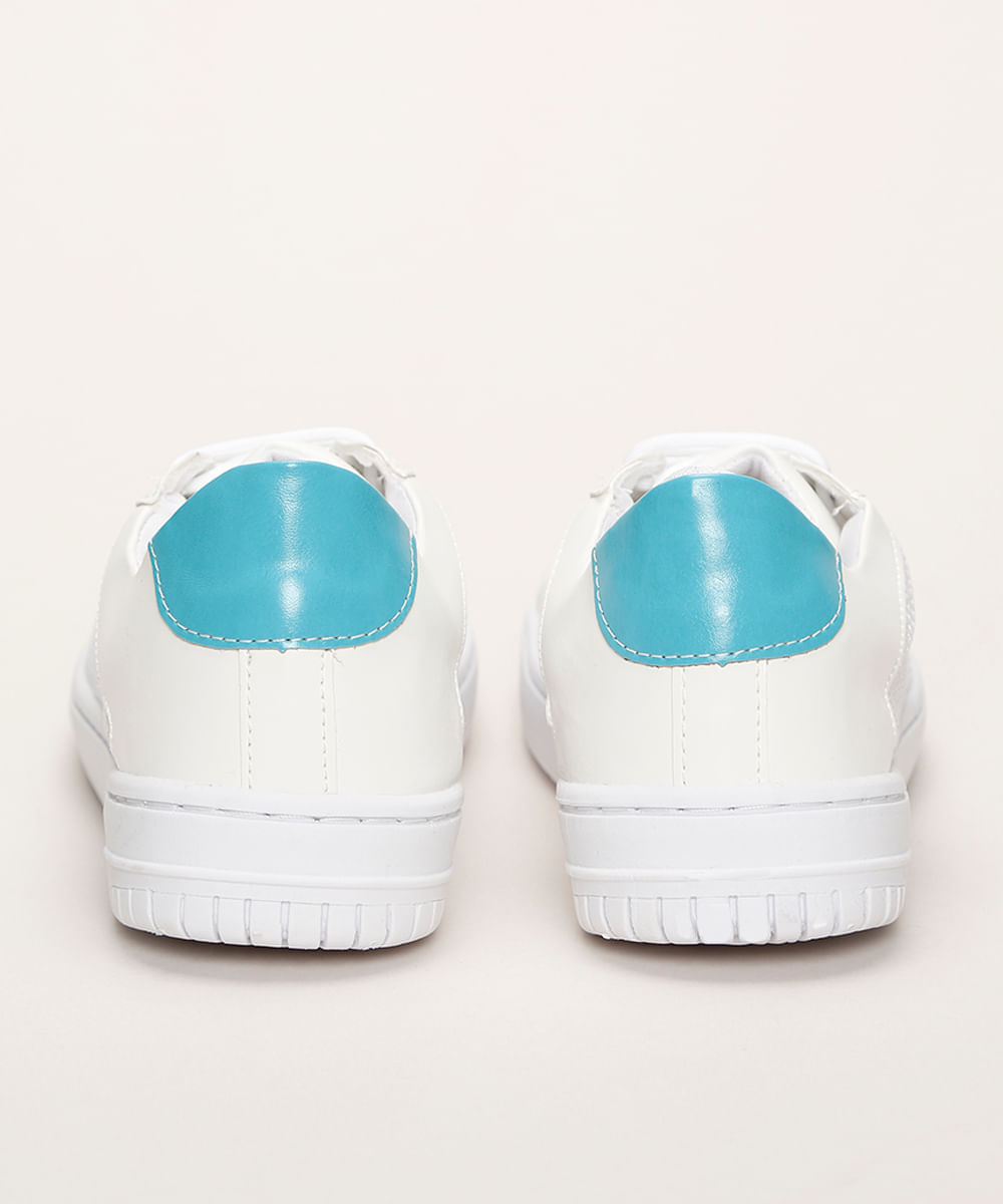 tênis casual com micro furos oneself branco