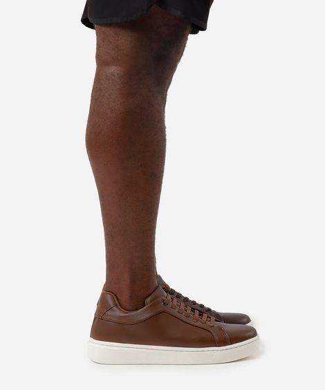 tênis casual cadarço elástico oneself marrom