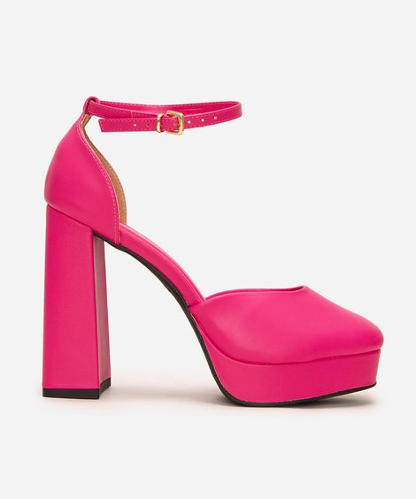 scarpin meia pata oneself rosa