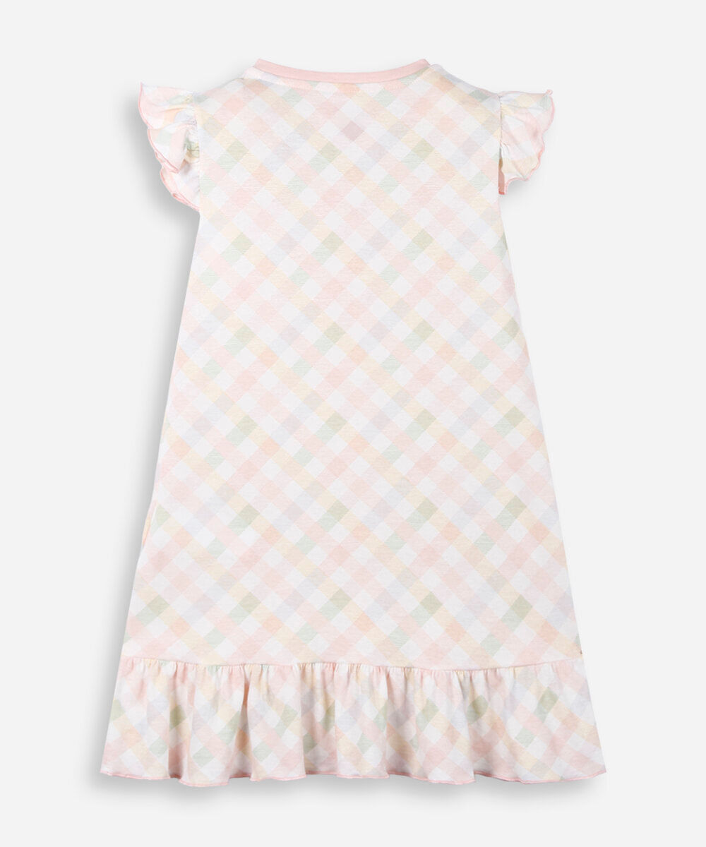 camisola infantil de algodão xadrez  colorido