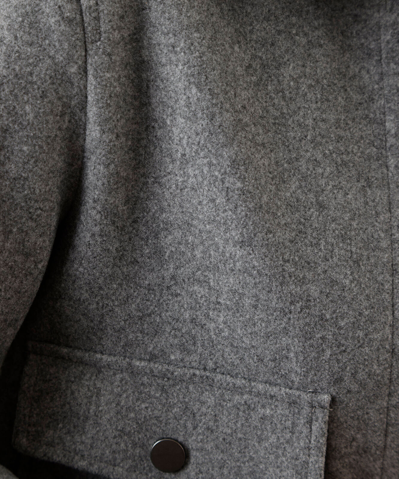 jaqueta feminina texturizada cinza