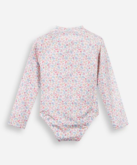 maiô infantil  full print liberty colorido