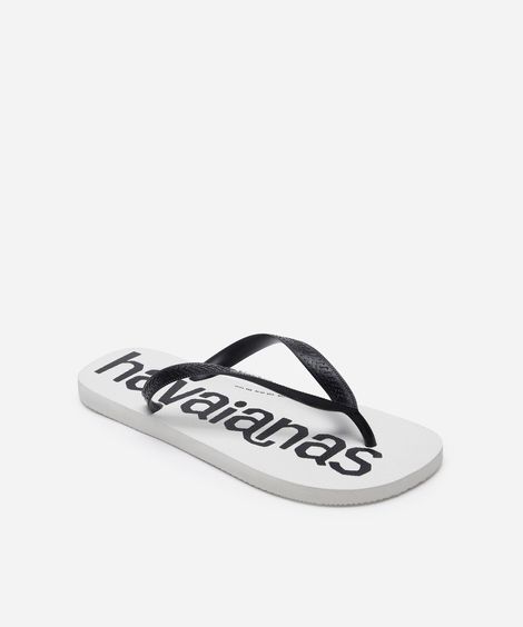 chinelo masculino logo mania off white