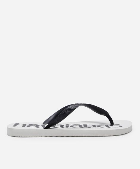 chinelo masculino logo mania off white