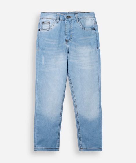 calça infantil skinny jeans azul