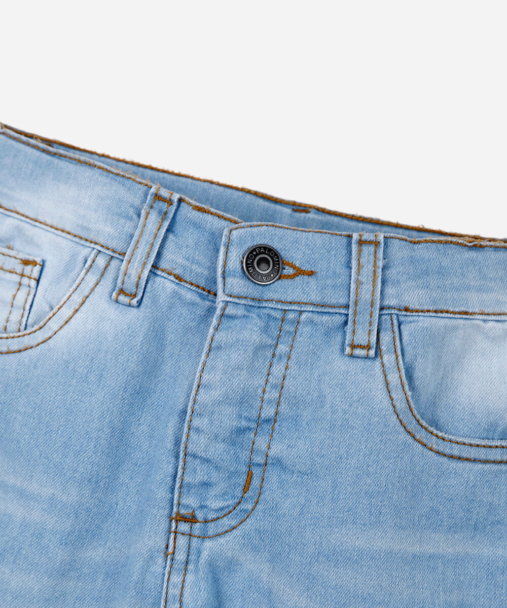 calça infantil skinny jeans azul