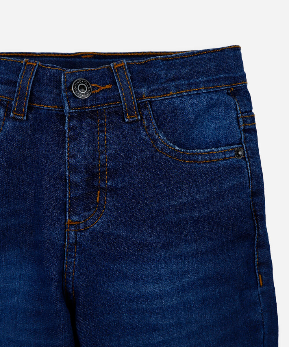 calça infantil skinny jeans azul