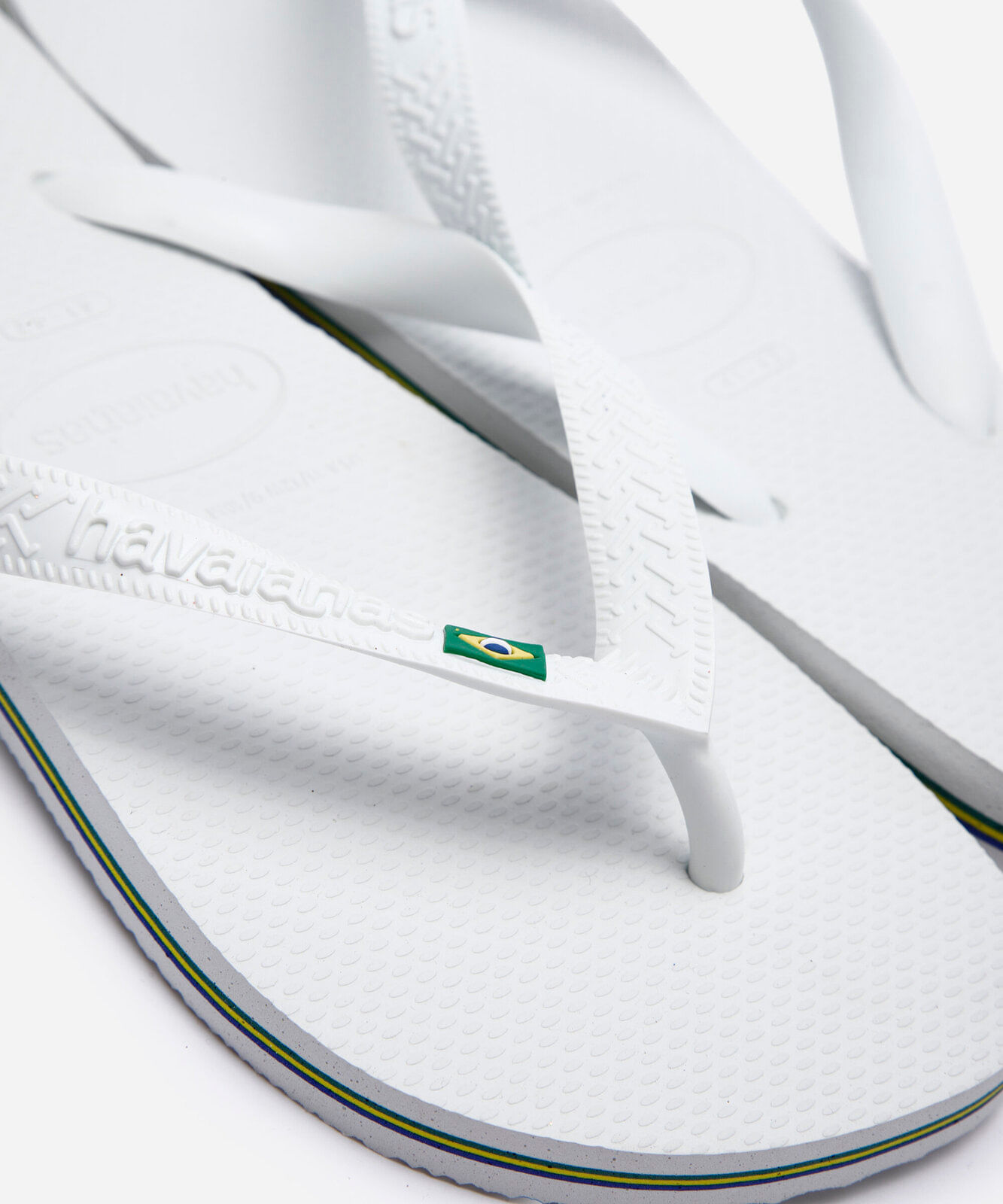 chinelo havaianas masculino brasil branco