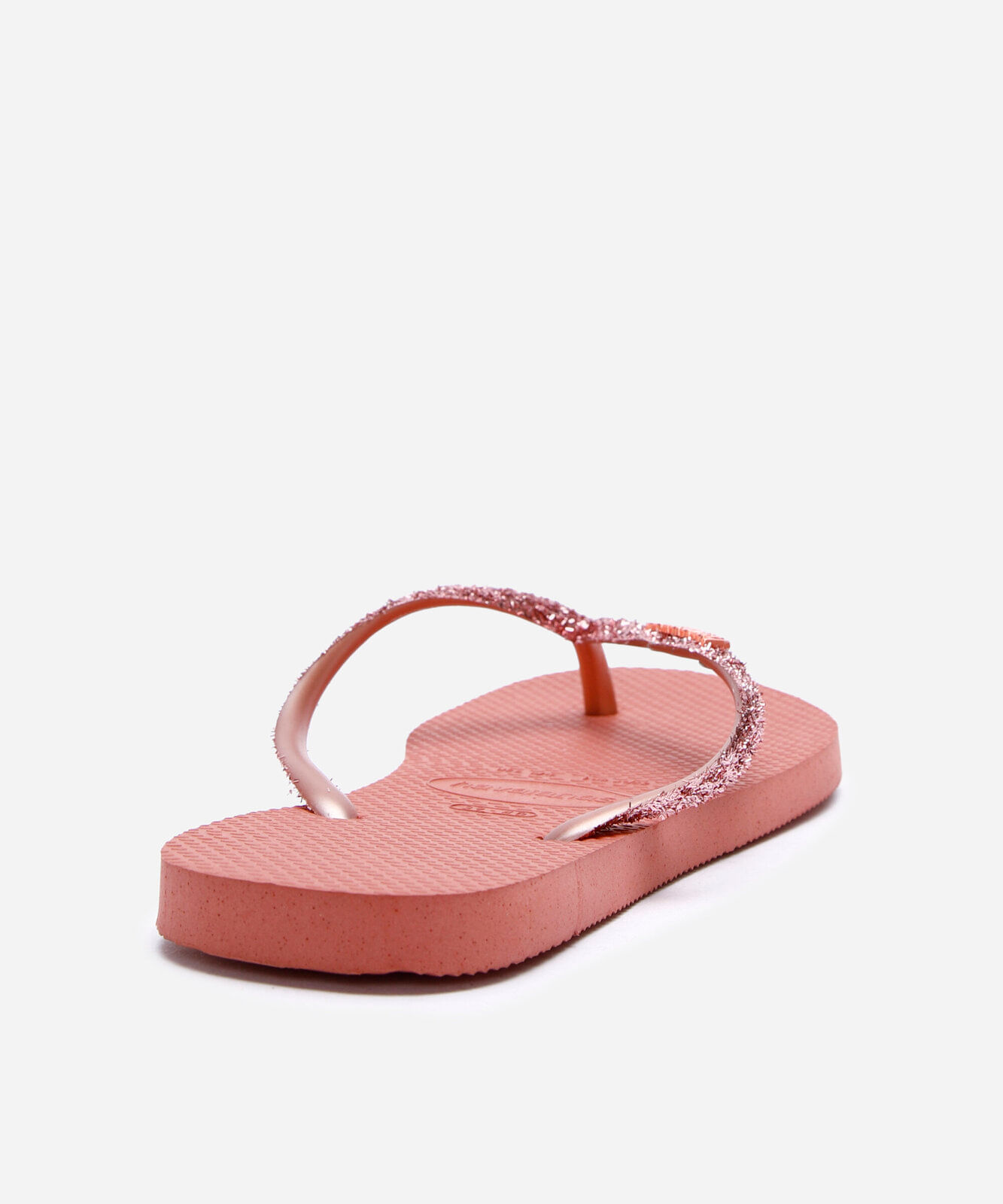 chinelo havaianas feminino slim glitter ii rosa