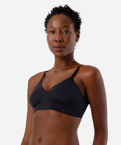 kit de 2 sutiãs feminino moldado de poliamida delrio colorido