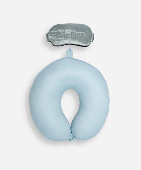 apoio de pescoço me time com máscara verde