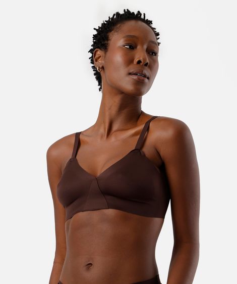 kit de 2 sutiãs feminino moldado de poliamida delrio colorido