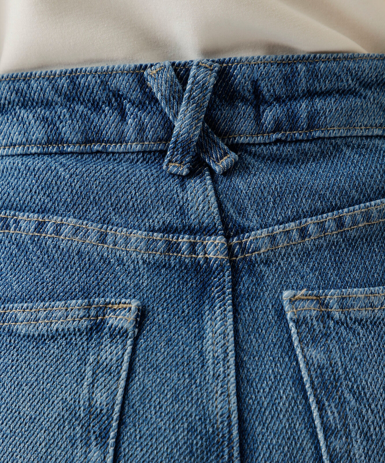 short curto feminino jeans cintura média azul