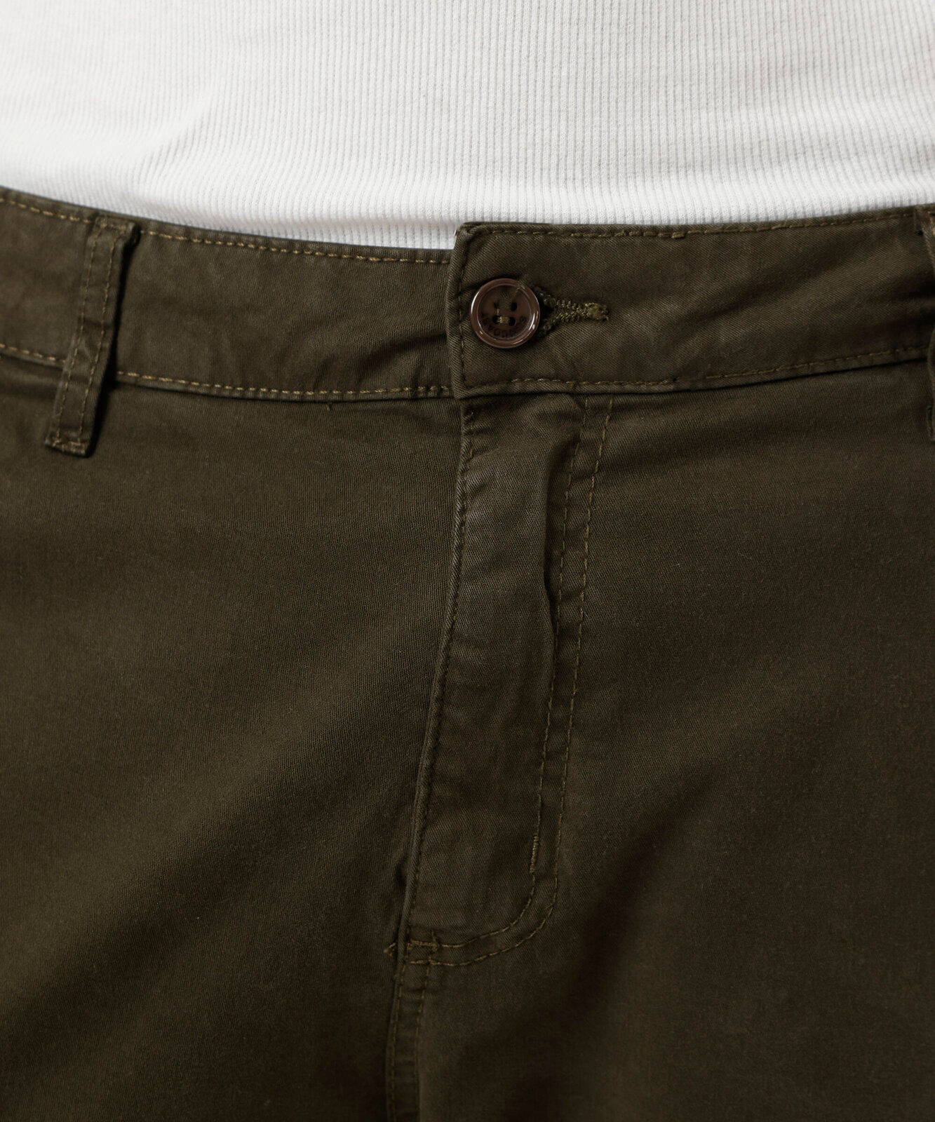 calça cargo masculina de sarja verde