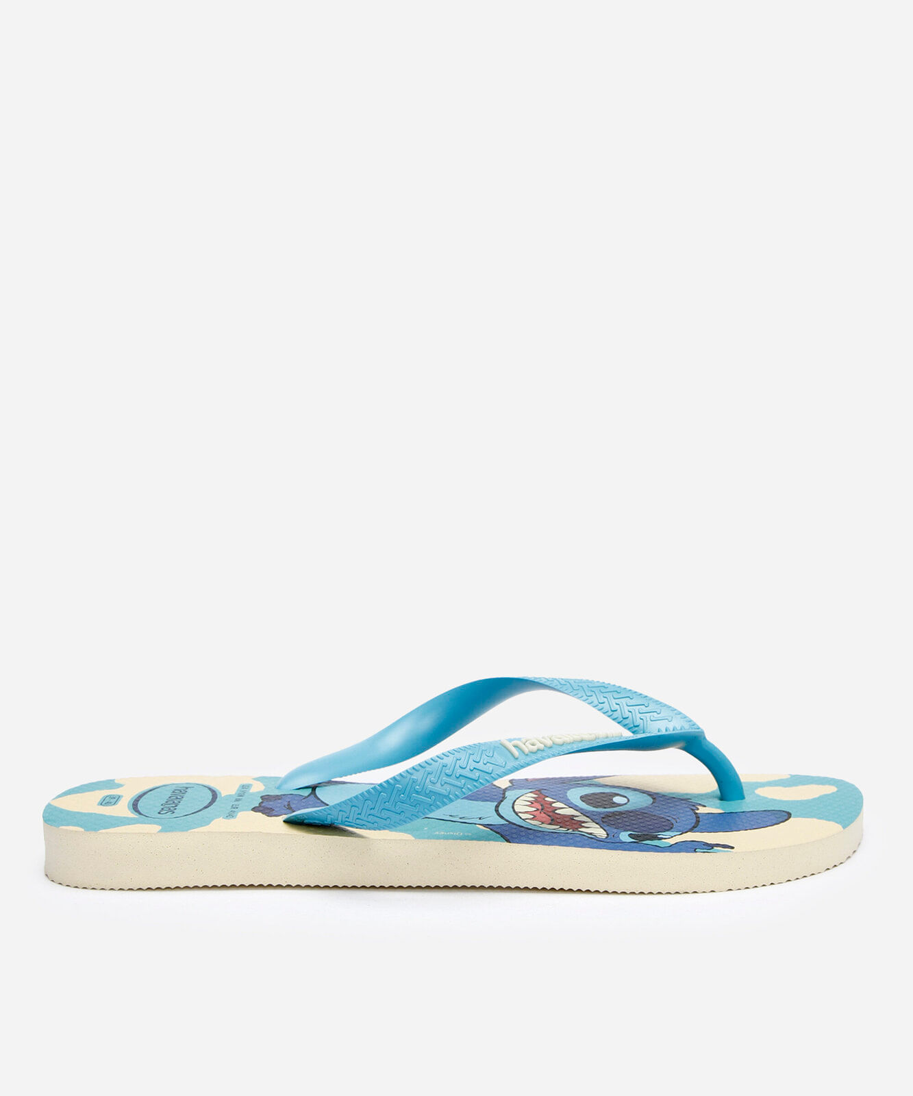 chinelo havaianas stitch azul