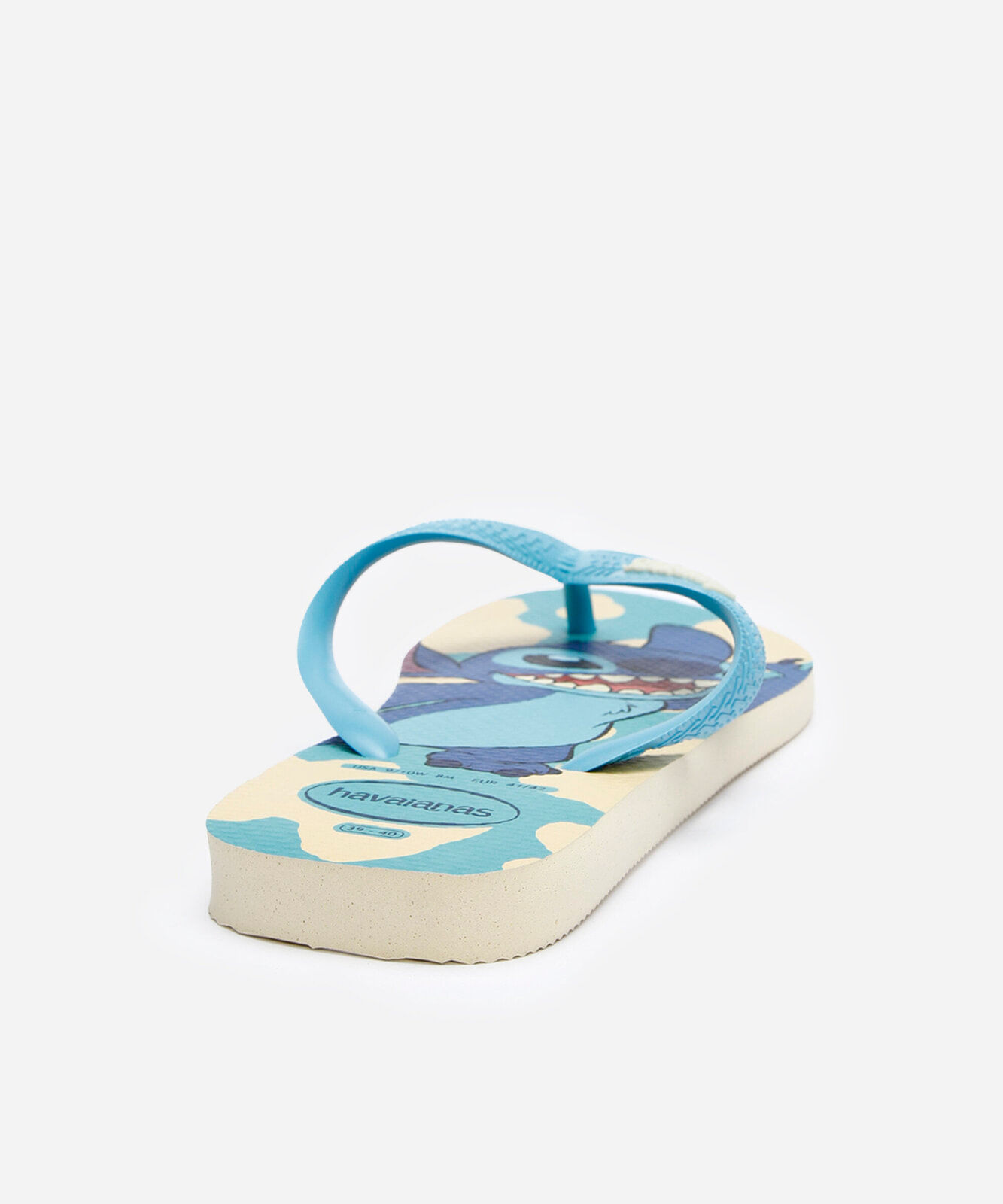 chinelo havaianas stitch azul