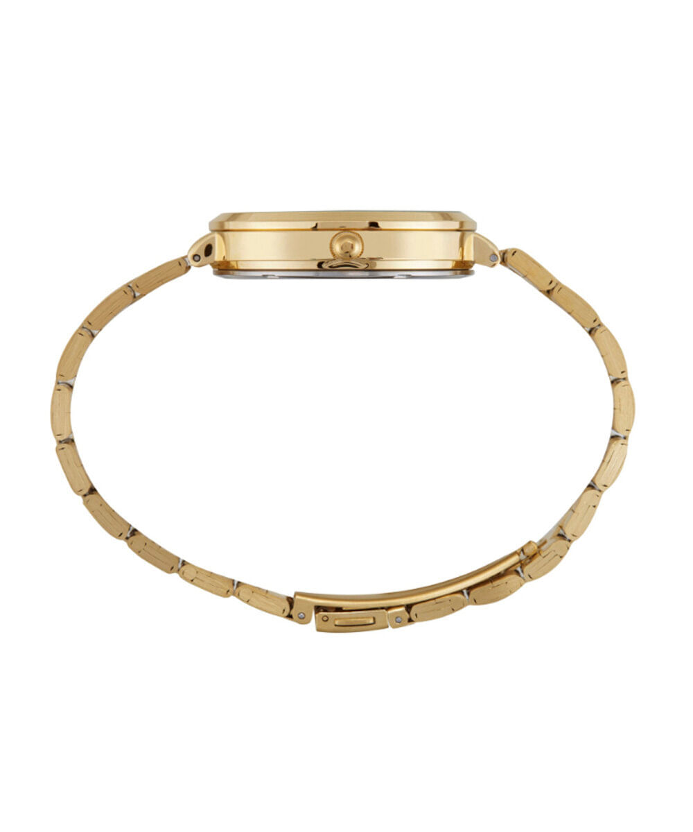 kit relógio feminino mondaine analógico 32712lpmkde1k2 dourado