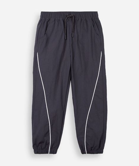 calça infantil esportiva jogger cinza