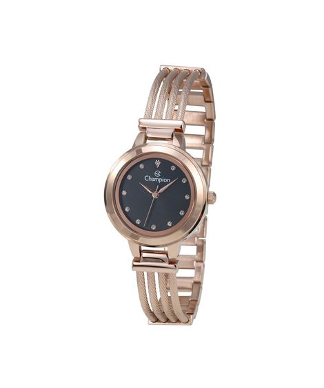 relógio feminino champion analógico cf26115p rosa