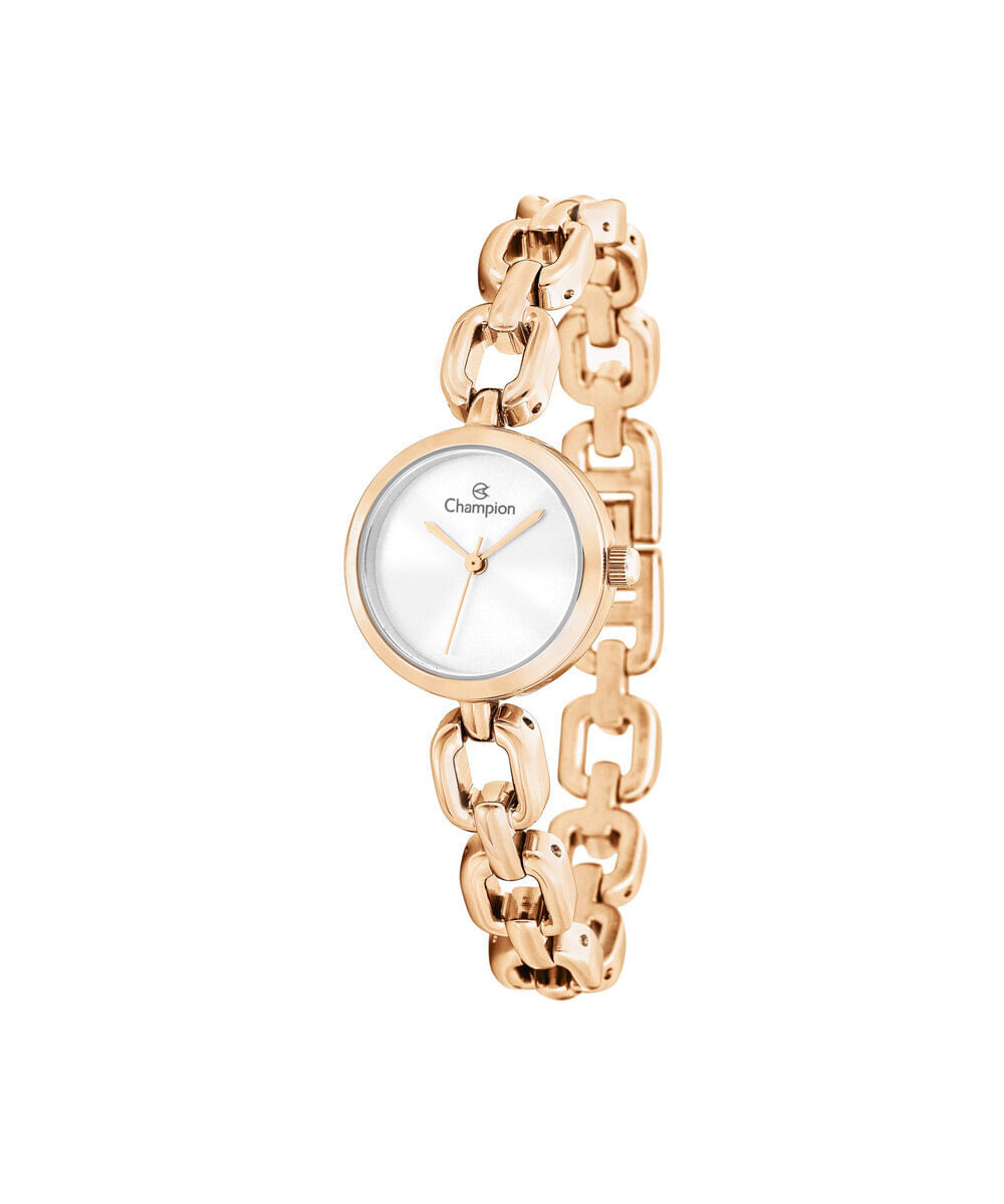 relógio feminino champion analógico cf26071z rosa