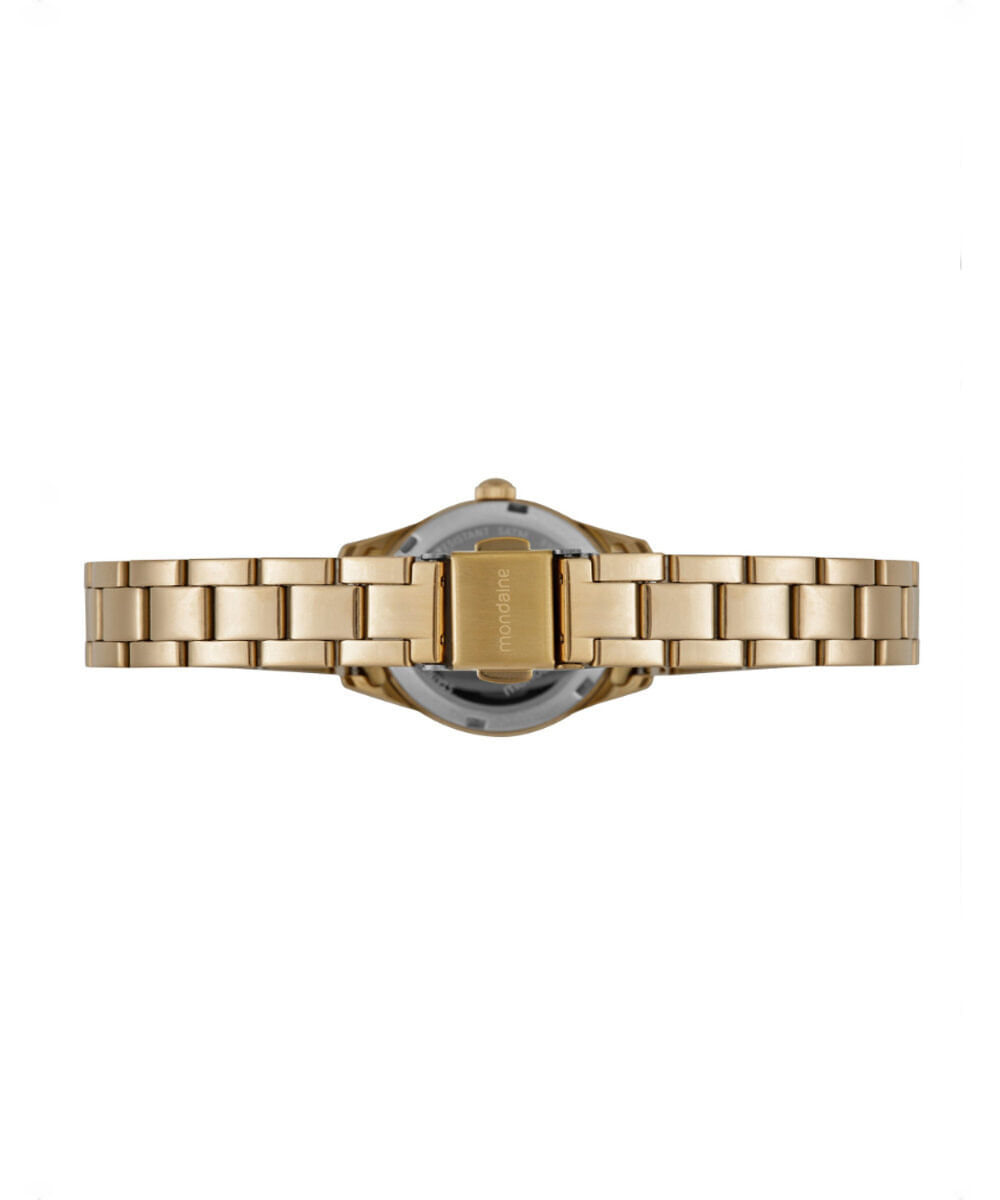 kit relógio feminino mondaine analógico 99803lpmkde1k1 dourado
