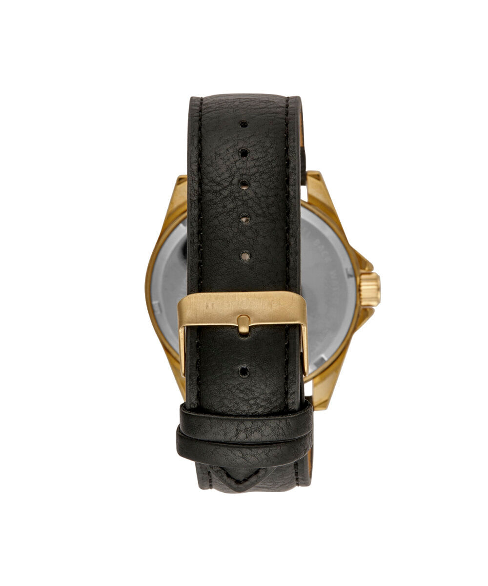 kit relógio masculino mondaine analógico 99740gpmvdh2ka dourado