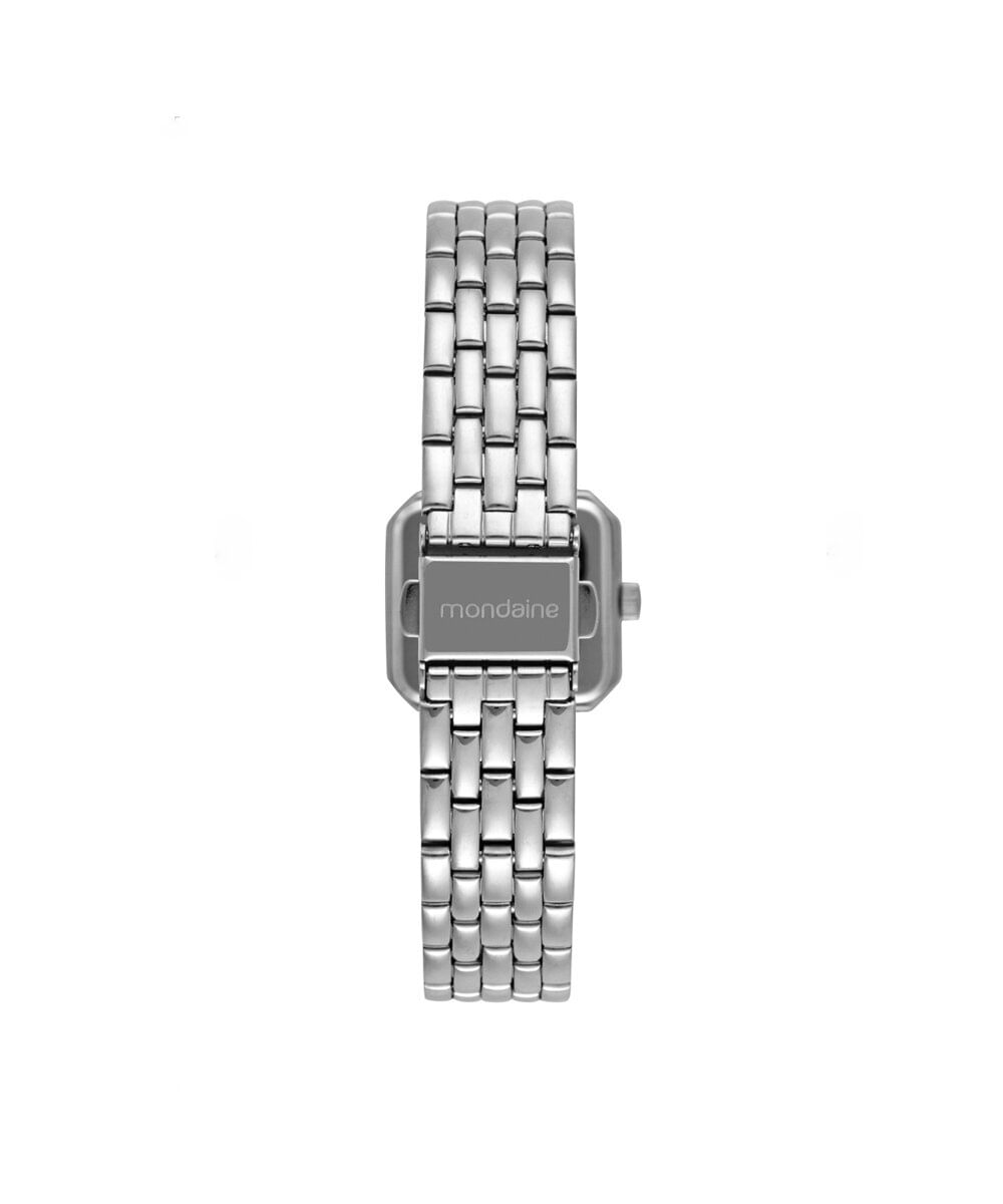 kit relógio feminino mondaine analógico 32988l0mvne2kc prateado