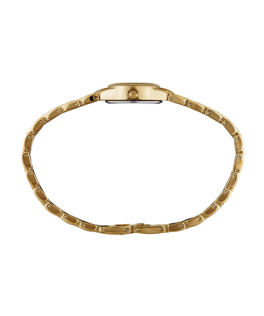 kit relógio feminino mondaine analógico 99782lpmvdm1kc dourado