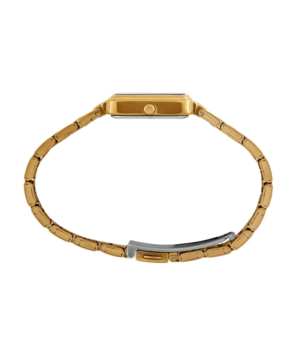 kit relógio feminino mondaine analógico 99838lpmkde1k1 dourado