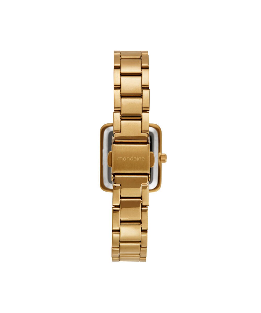 kit relógio feminino mondaine analógico 99838lpmkde1k1 dourado