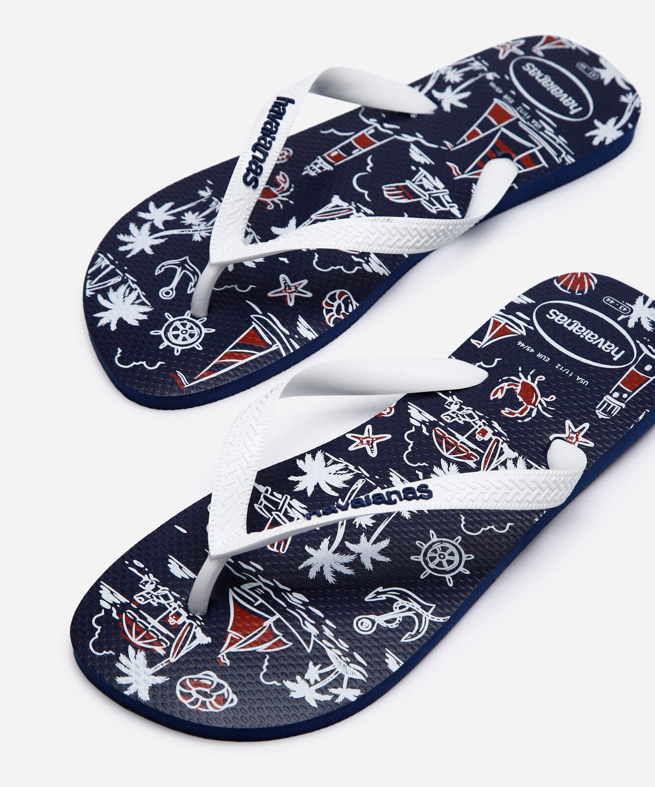 chinelo havaianas top náutica azul