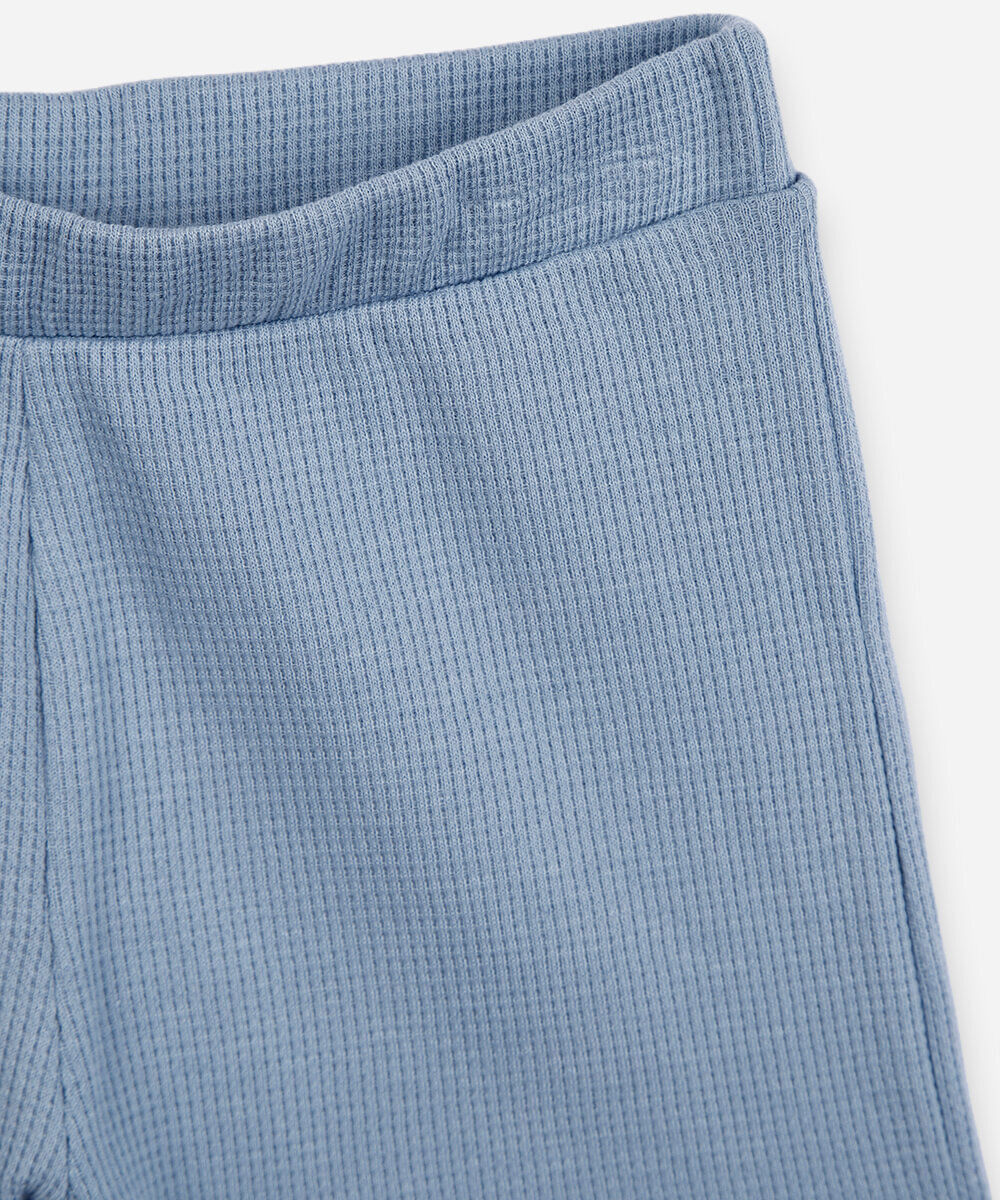 conjunto infantil polo de algodão azul
