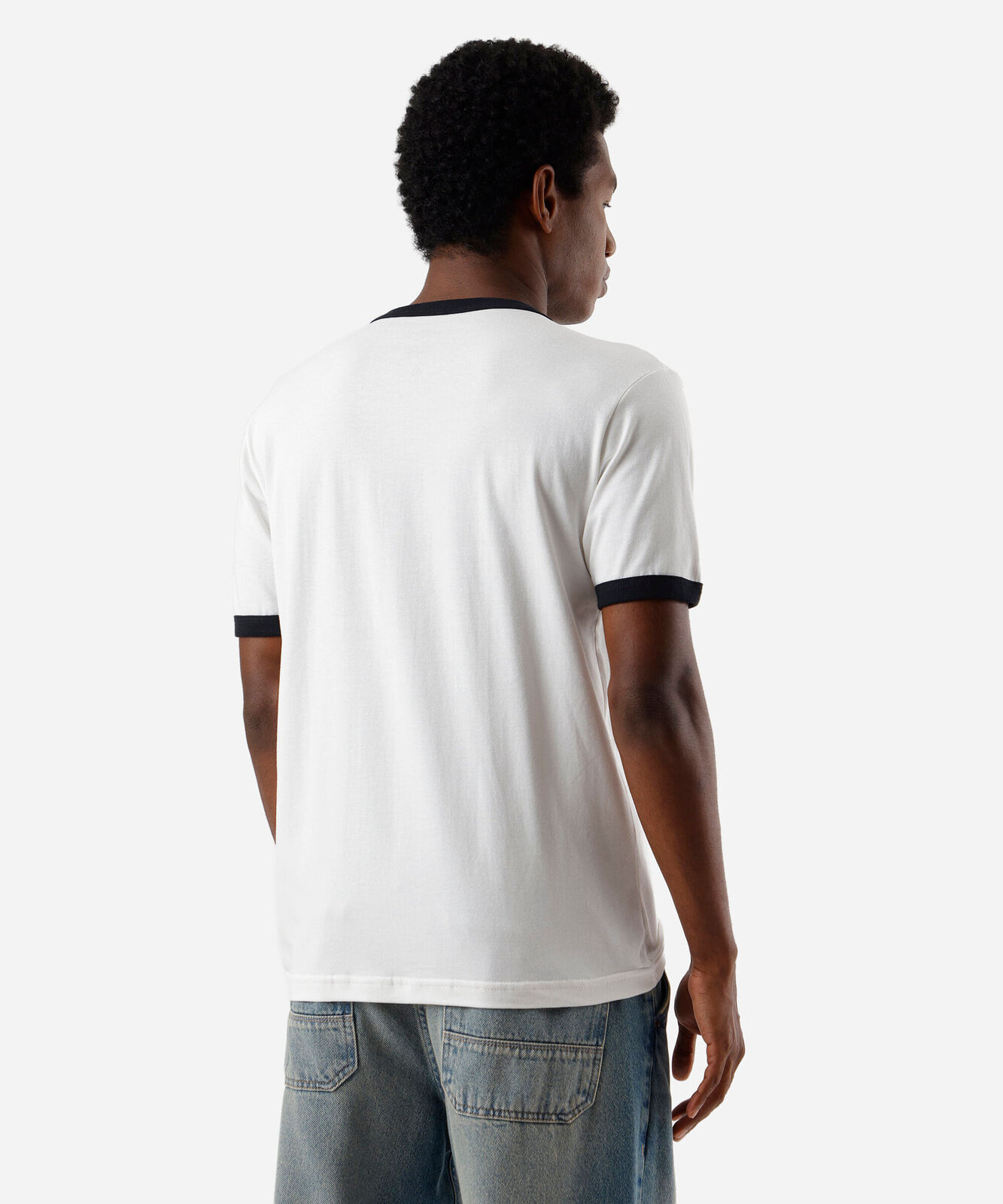 camiseta masculina de algodão looney tunes drink off white