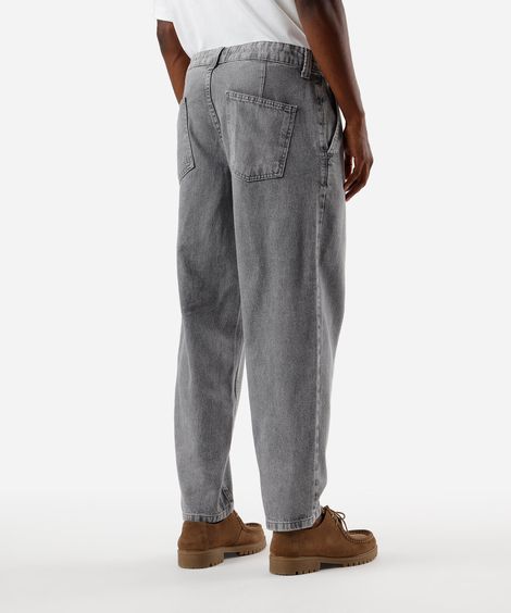 calça chino masculina jeans cinza