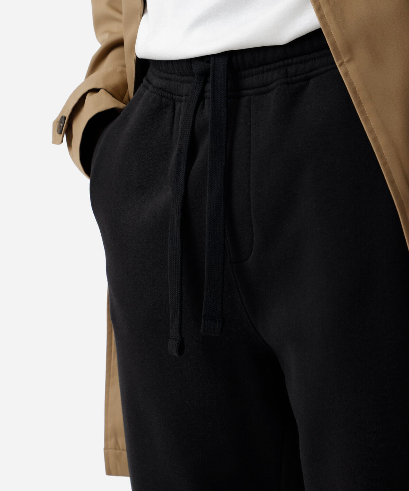 calça masculina de moletom baggy jogger preta