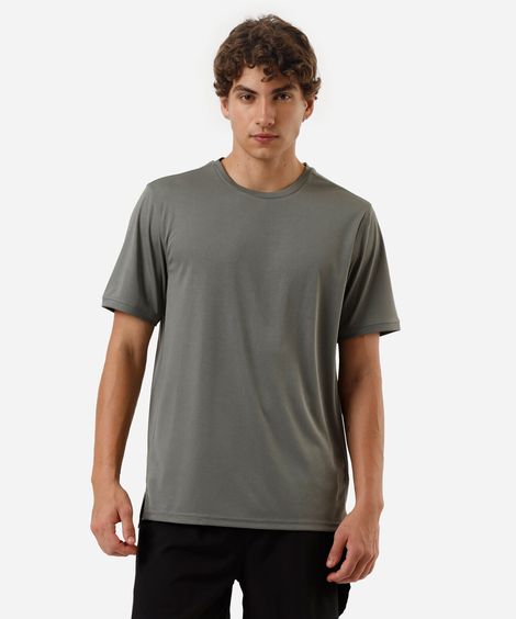 camiseta masculina quadriculada esportiva verde