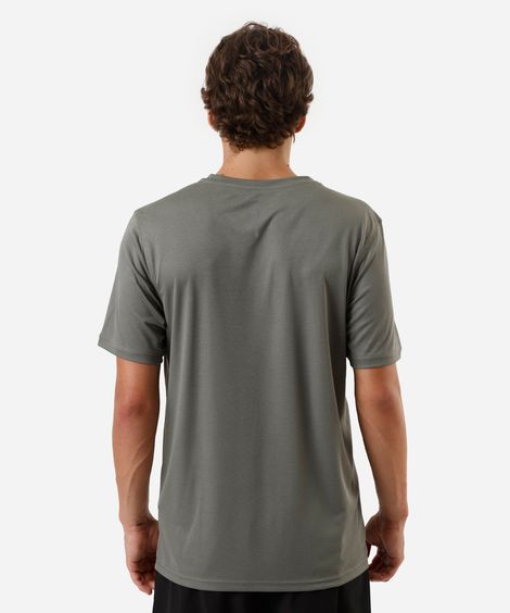 camiseta masculina quadriculada esportiva verde