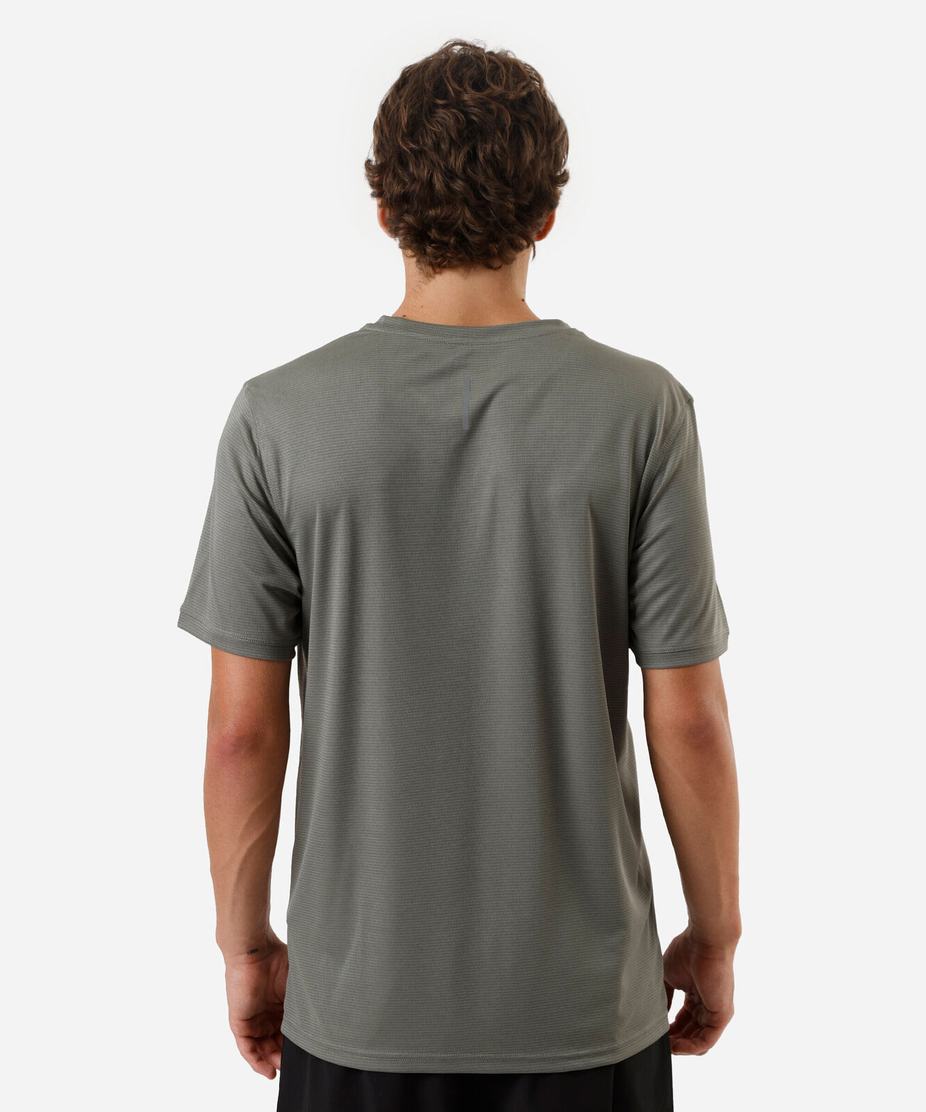 camiseta masculina quadriculada esportiva verde