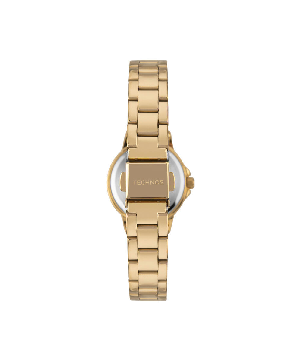 relógio feminino technos analógico 2036nbd 1k dourado