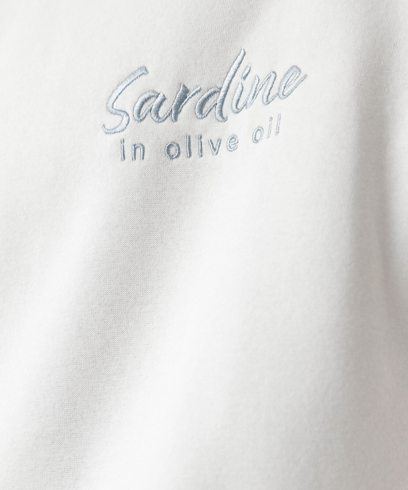 blusão masculino de moletom sardinhas cropped branco