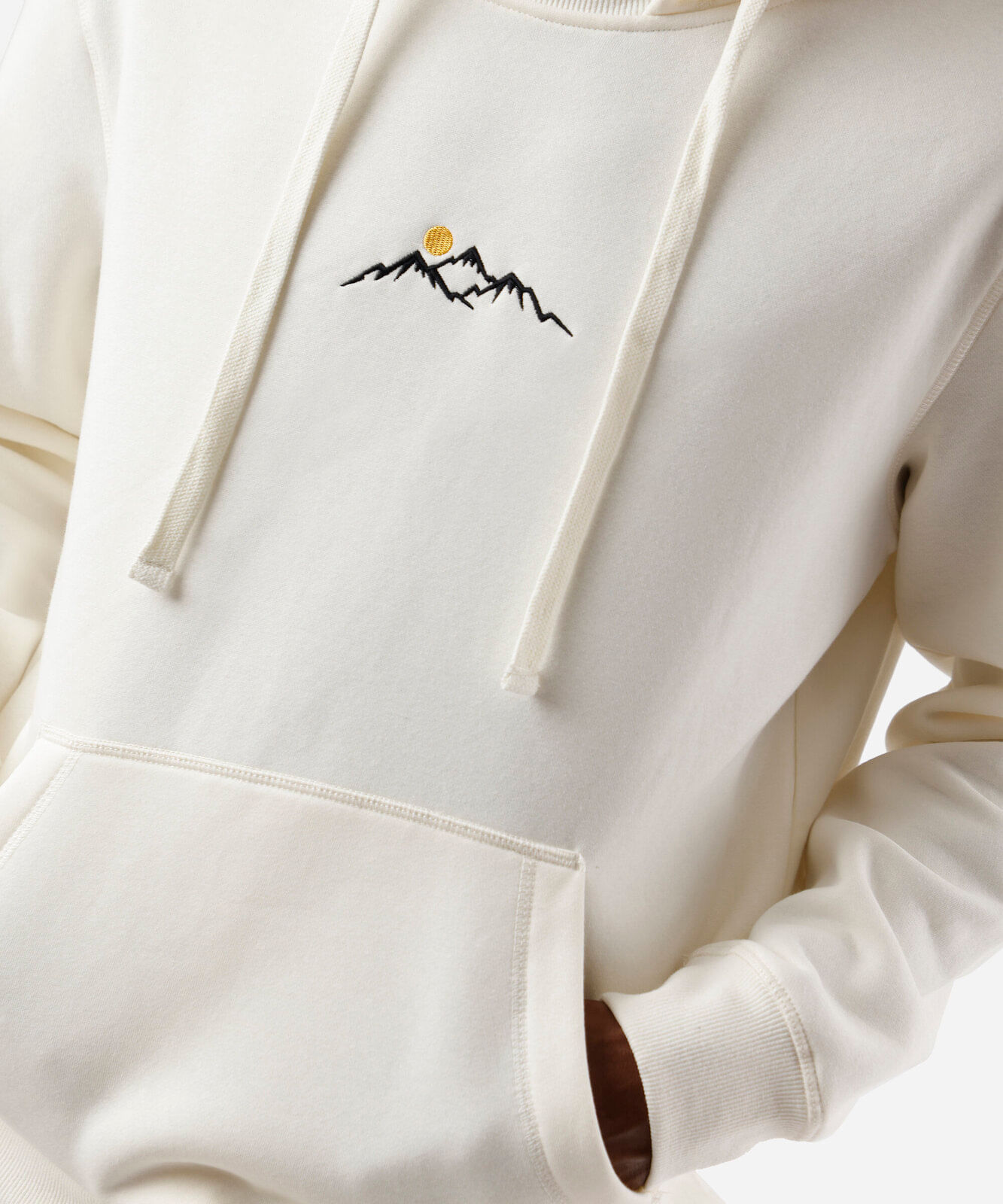 blusão masculino de moletom com capuz e bordado off white