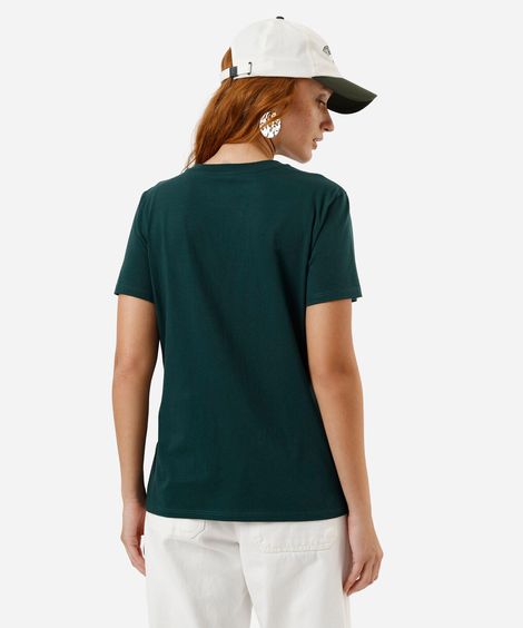 camiseta feminina mickey e pluto verde
