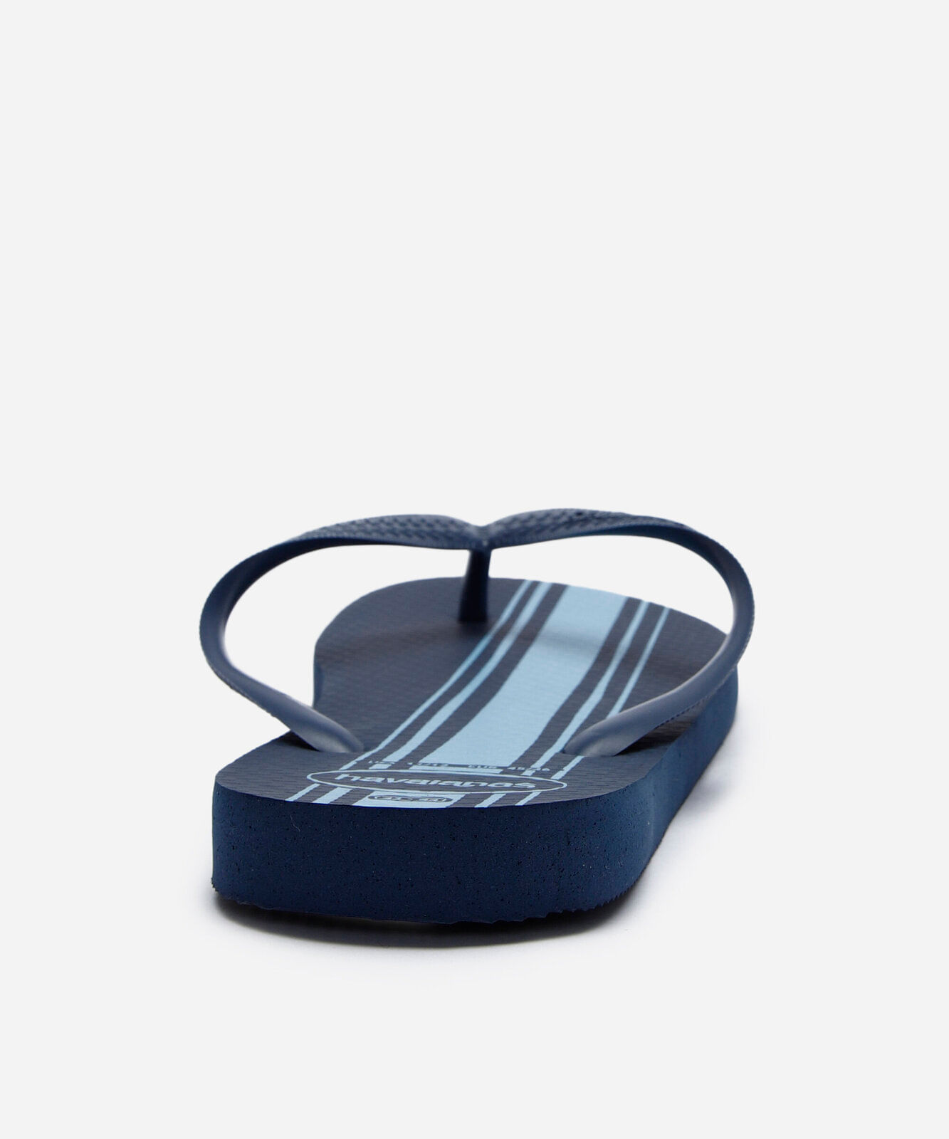 chinelo havaianas listrado azul