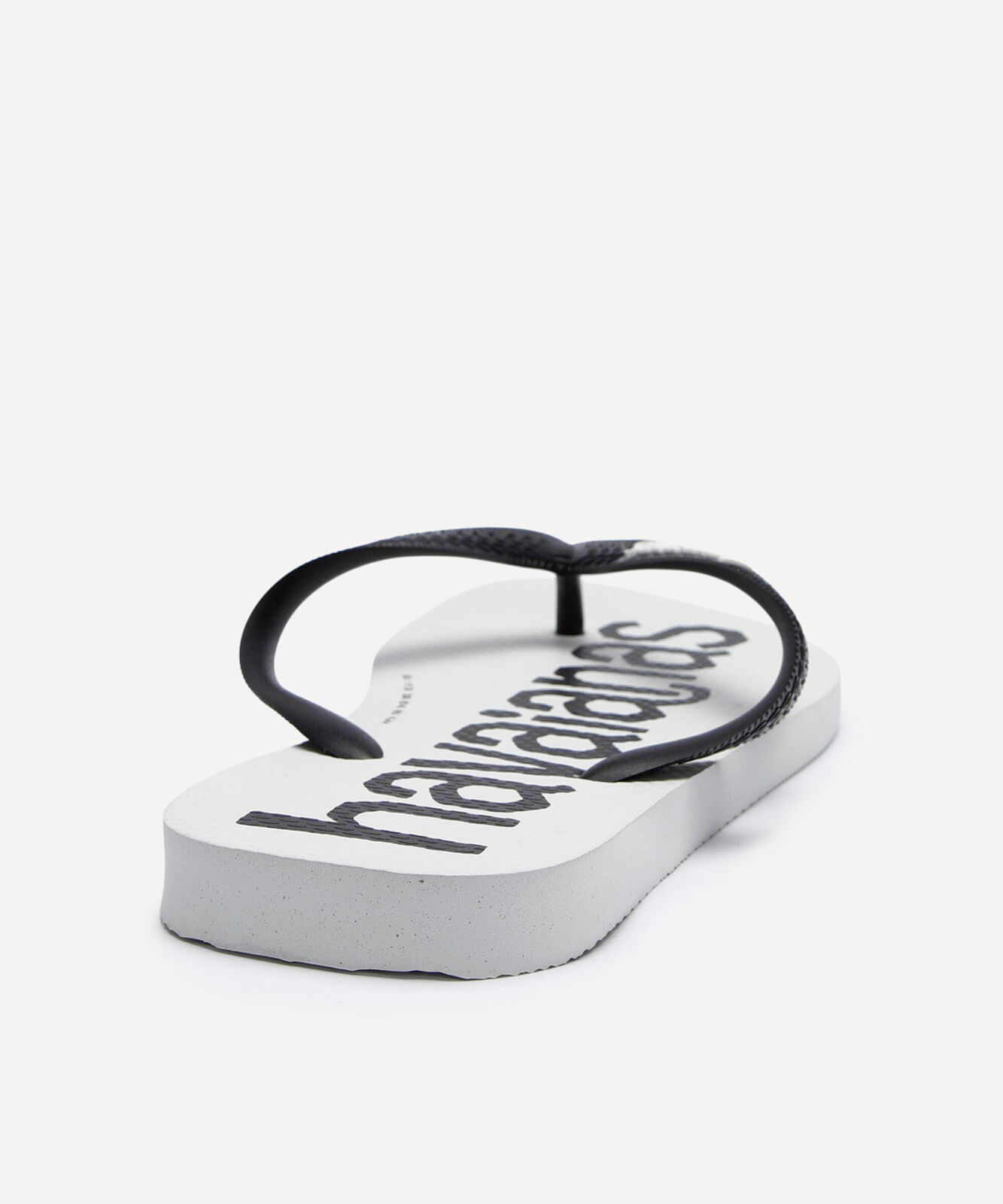 chinelo havaianas estampado branco