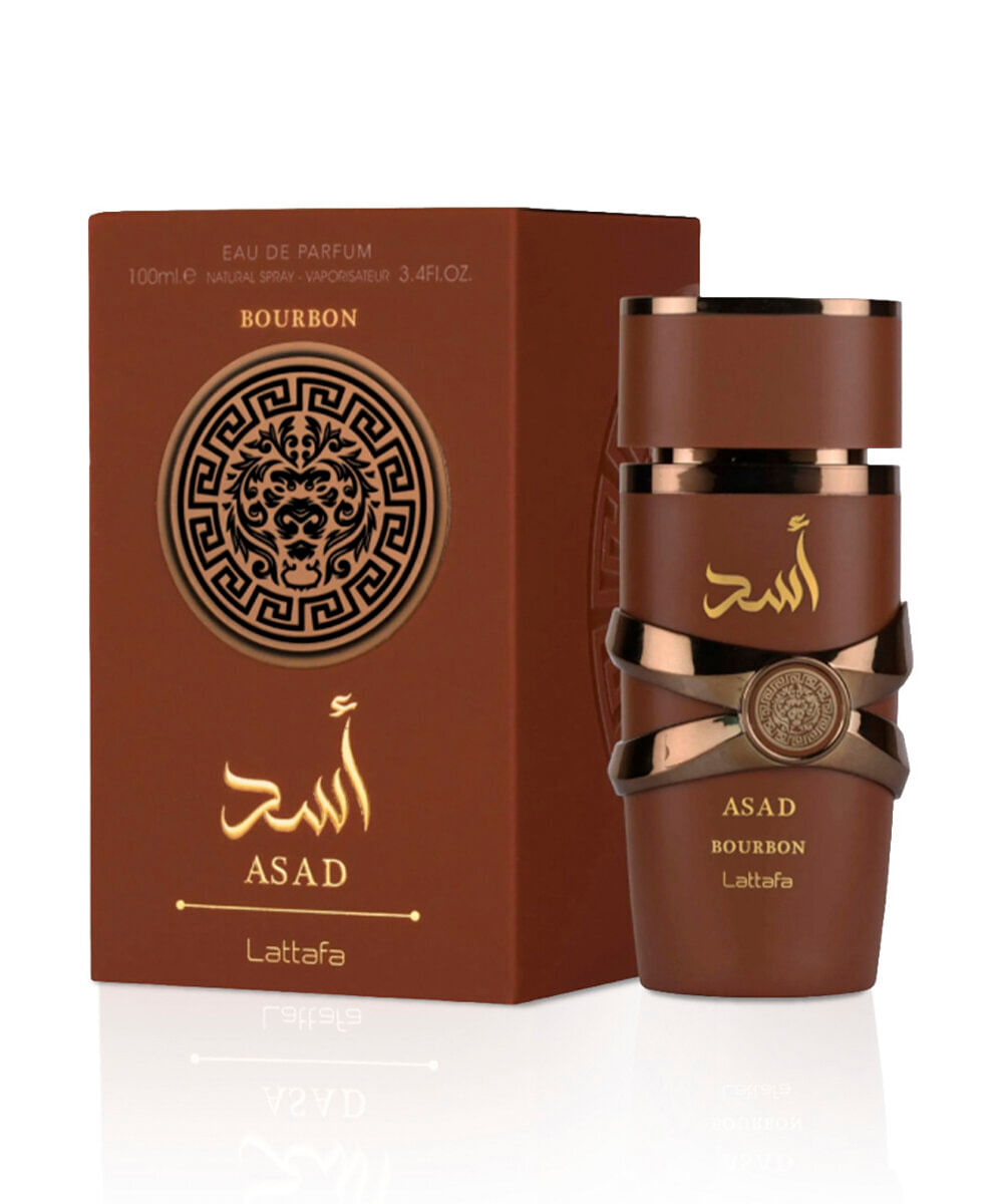 perfume masculino lattafa asad bourbon edp 100ml