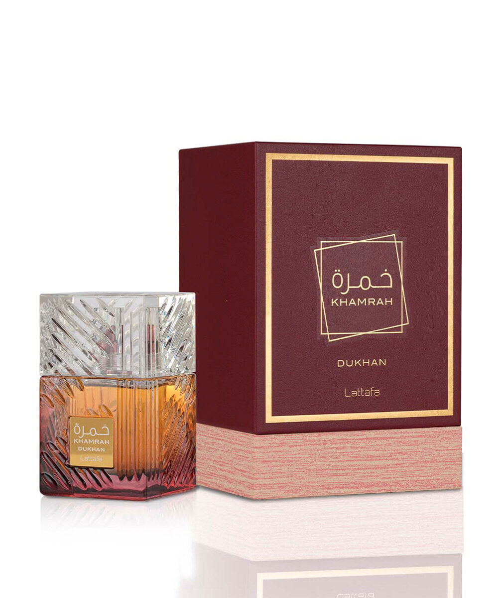 perfume masculino lattafa khamrah dukhan edp 100ml
