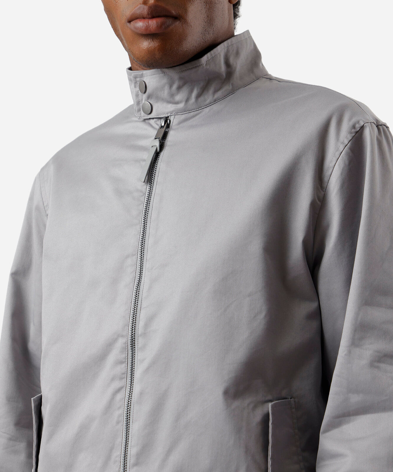 jaqueta masculina de sarja cinza