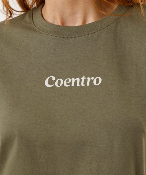camiseta feminina coentro verde