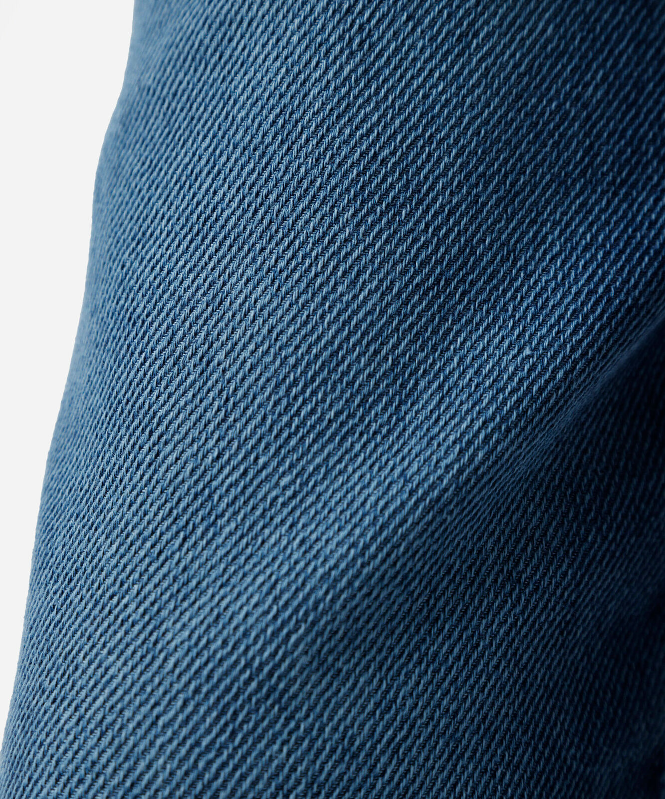 calça wide leg slim feminina jeans cintura média azul